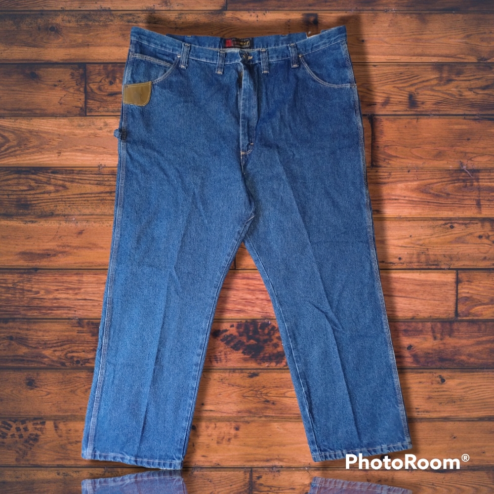 Riggs Workwear by Wrangler Adult Mens Carpenter Relaxed fit size 48×30 Jeans